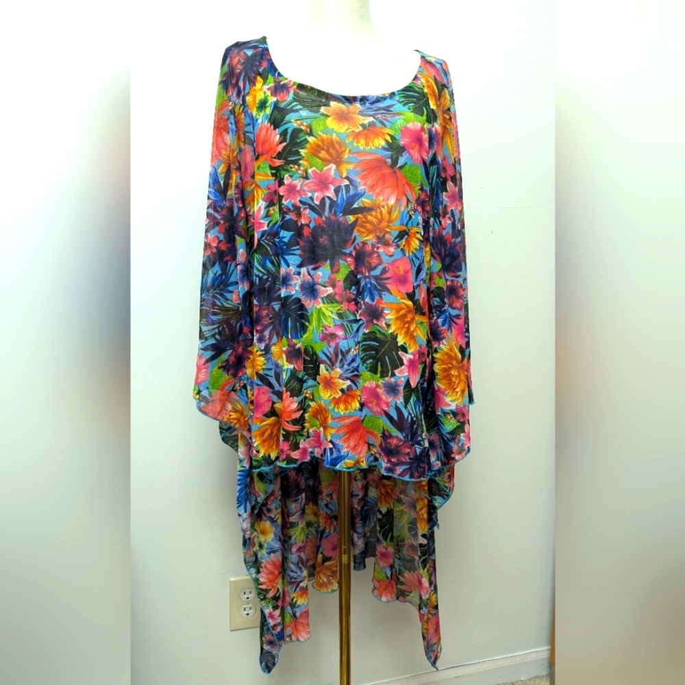 Cha Cha Vente Sheer Cape Puncho Size M (Can Fit Up To 3X)